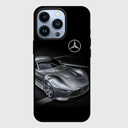 Чехол для iPhone 13 Pro Mercedes-Benz motorsport black, цвет: 3D-черный