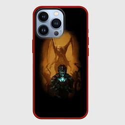 Чехол для iPhone 13 Pro Necromorph, цвет: 3D-красный