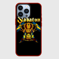 Чехол для iPhone 13 Pro Carolus Rex - Sabaton, цвет: 3D-красный