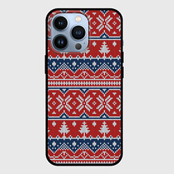 Чехол iPhone 13 Pro New Year Pattern