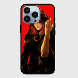 Чехол для iPhone 13 Pro ELden ring девушка, цвет: 3D-черный