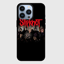 Чехол для iPhone 13 Pro Slipknot 5: The Gray Chapter, цвет: 3D-черный