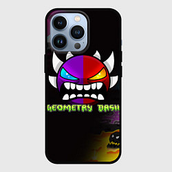 Чехол iPhone 13 Pro Geometry Dash: Demon Art