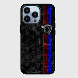 Чехол для iPhone 13 Pro ЦСКА Москва black theme, цвет: 3D-черный