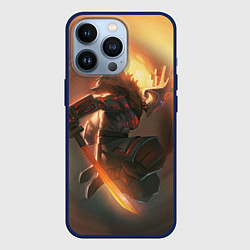 Чехол для iPhone 13 Pro DOTA 2 ДЖАГЕРНАУТ, цвет: 3D-тёмно-синий