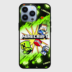 Чехол iPhone 13 Pro MINECRAFT ART МАЙНКРАФТ АРТ