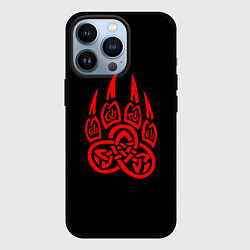 Чехол для iPhone 13 Pro ПЕЧАТЬ ВЕЛЕСЕ, РУНЫ, цвет: 3D-черный