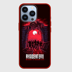 Чехол для iPhone 13 Pro City under licker, цвет: 3D-красный