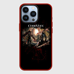 Чехол для iPhone 13 Pro Code Vein - Вампиры, цвет: 3D-красный