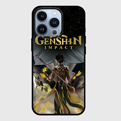 Чехол для iPhone 13 Pro ГЕНШИН ИМПАКТ ЧЖУН ЛИ GENSHIN IMPACT, цвет: 3D-черный