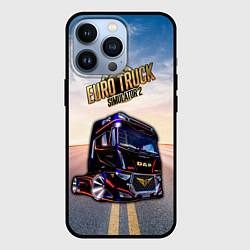 Чехол для iPhone 13 Pro Euro Truck Simulator Евро Трек Симулятор, цвет: 3D-черный