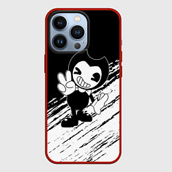 Чехол для iPhone 13 Pro Bendy and the ink machine - Bendy, цвет: 3D-красный