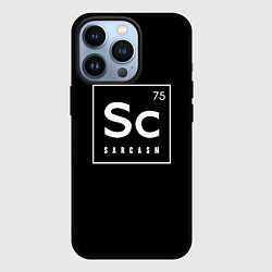Чехол для iPhone 13 Pro SC - SARCASM 75 САРКАЗМ, цвет: 3D-черный