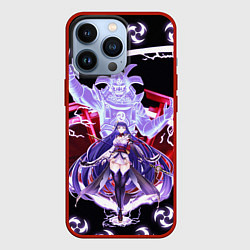 Чехол для iPhone 13 Pro SHOGUN RAIDEN SAMURAI DEMON GENSHIN IMPACT, цвет: 3D-красный