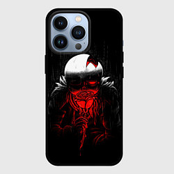 Чехол для iPhone 13 Pro UNDERTALE SANS BLOOD ROSE, цвет: 3D-черный