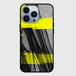 Чехол для iPhone 13 Pro Коллекция Get inspired! Абстракция Fl-42-167-l-yel, цвет: 3D-черный