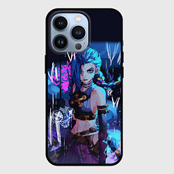 Чехол для iPhone 13 Pro Аркейн - League Of Legends Джинкс, цвет: 3D-черный