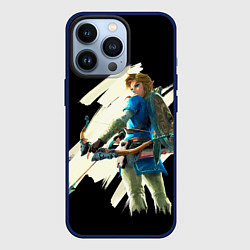 Чехол для iPhone 13 Pro Линк с луком, цвет: 3D-тёмно-синий