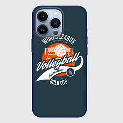 Чехол для iPhone 13 Pro Volleyball Волейбол, цвет: 3D-тёмно-синий