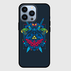 Чехол для iPhone 13 Pro Оружие Линка, цвет: 3D-черный