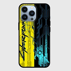 Чехол для iPhone 13 Pro CYBERPUNK 2077 Логотип, цвет: 3D-черный