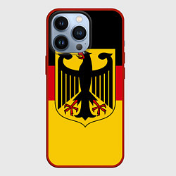Чехол для iPhone 13 Pro Германия - Germany, цвет: 3D-красный