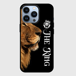 Чехол для iPhone 13 Pro ЛЕВ КОРОЛЬ LION KING, цвет: 3D-черный