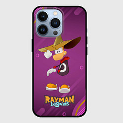 Чехол для iPhone 13 Pro Rayman в шляпе Legends, цвет: 3D-черный