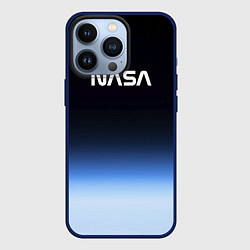 Чехол для iPhone 13 Pro NASA с МКС, цвет: 3D-тёмно-синий