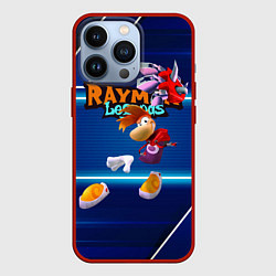 Чехол для iPhone 13 Pro Rayman Legends Blue, цвет: 3D-красный