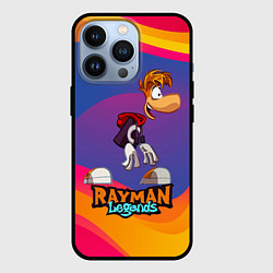 Чехол iPhone 13 Pro Rayman абстрактные волны