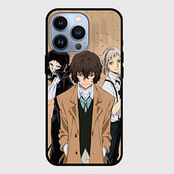 Чехол для iPhone 13 Pro Великий из бродячих псов, Дазай Осаму, Ацуши Накад, цвет: 3D-черный