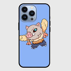 Чехол для iPhone 13 Pro Inosuke and shrimp, цвет: 3D-черный