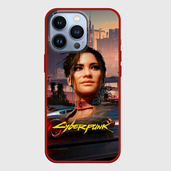 Чехол iPhone 13 Pro Panam Панам Cyberpunk 2077 портрет