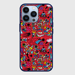 Чехол для iPhone 13 Pro Много космоса, цвет: 3D-тёмно-синий