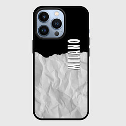 Чехол для iPhone 13 Pro Fashion Texture Milano, цвет: 3D-черный