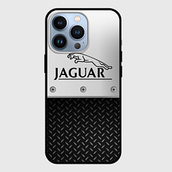 Чехол для iPhone 13 Pro Jaguar Ягуар Сталь, цвет: 3D-черный