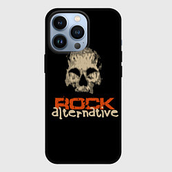 Чехол для iPhone 13 Pro ROCK ALTERNATIVE, цвет: 3D-черный