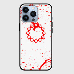 Чехол для iPhone 13 Pro 7 СМЕРТНЫХ ГРЕХОВ, цвет: 3D-черный