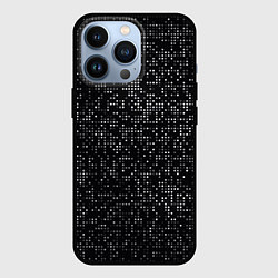 Чехол для iPhone 13 Pro Пиксельный паттерн Минимализм, цвет: 3D-черный