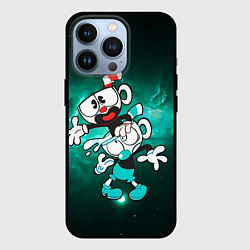 Чехол для iPhone 13 Pro Чашечки Cuphead Show, цвет: 3D-черный