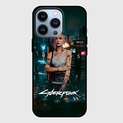 Чехол для iPhone 13 Pro Джуди Cyberpunk 2077, цвет: 3D-черный