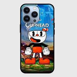 Чехол для iPhone 13 Pro Cuphead Красная чашечка, цвет: 3D-черный