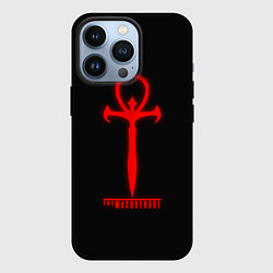Чехол для iPhone 13 Pro Vampire: The Masquerade - Bloodhunt Logo Лого, цвет: 3D-черный