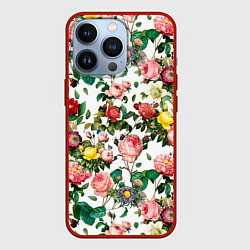 Чехол iPhone 13 Pro Узор из летних роз Summer Roses Pattern