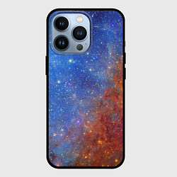 Чехол для iPhone 13 Pro Яркая вселенная, цвет: 3D-черный
