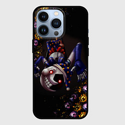 Чехол для iPhone 13 Pro Five Nights at Freddys: Security Breach Луна патте, цвет: 3D-черный