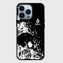 Чехол для iPhone 13 Pro Sabaton - сабатон черепа, цвет: 3D-черный