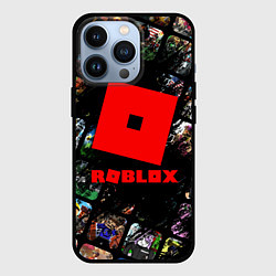 Чехол для iPhone 13 Pro ROBLOX СЮЖЕТЫ И ЛОГОТИП, цвет: 3D-черный