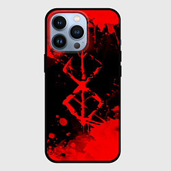 Чехол для iPhone 13 Pro КЛЕЙМО ЖЕРТВЫ - BERSERKБЕРСЕРК, цвет: 3D-черный